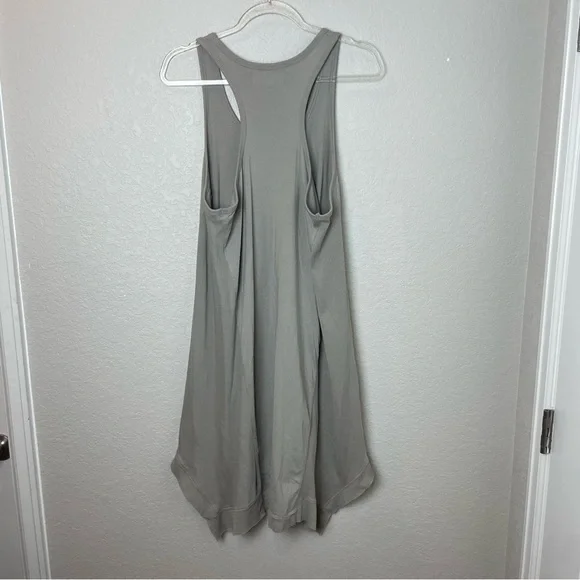 WORKSHOP REPUBLIC CLOTHING Gray Sleeveless Handkerchief Hem Dress Size L - Picture 7 of 8